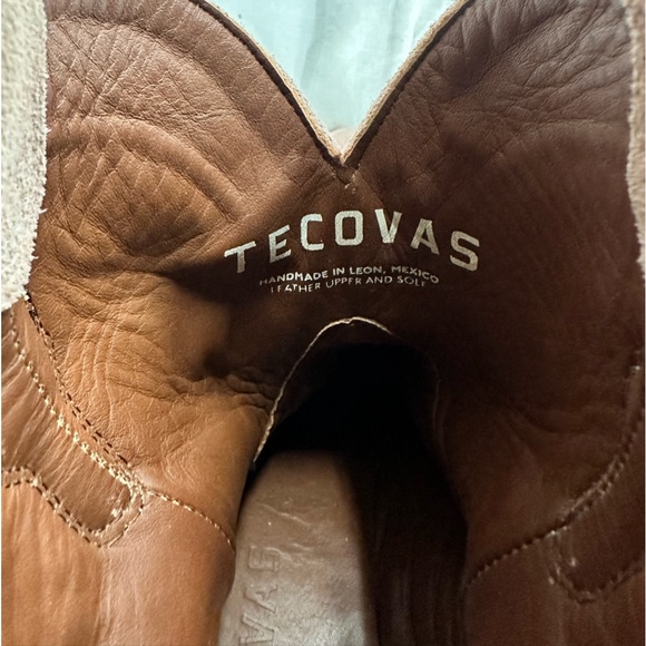Tecovas Lucy Pink Suede Leather Boots Bootie - Picture 5 of 9